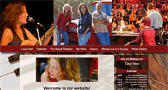 Desktop Screenshot of laurahall.com
